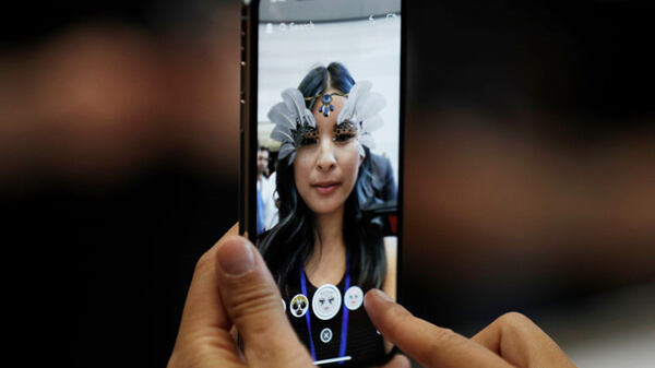 Apple paire pour capture d'iPhone X