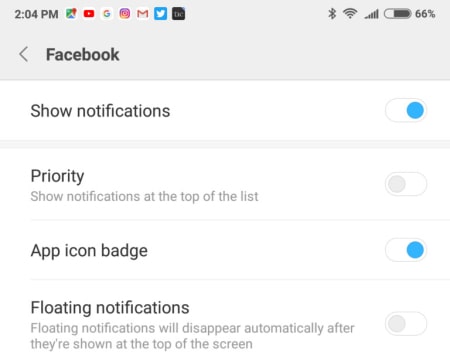 activer notification facebook
