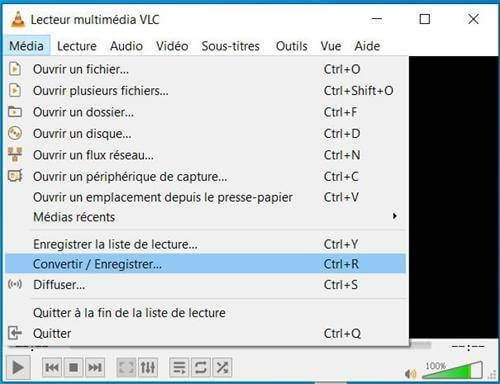 convertir fichier VLC