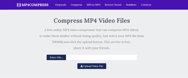 mp4compress compresseur de vidéo